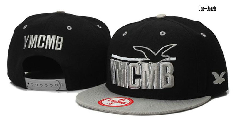 YMCMB Black Snapback Hat GF 5